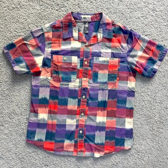 Mountain Hardwear Grove Hide Out Short-Sleeve Shirt - Men's - Size Medium EUC - Picture 1 of 10